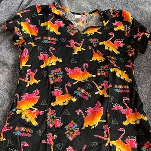 Disney Hakuna Matata Scrub top